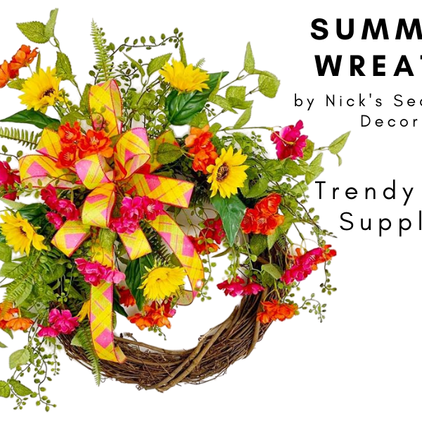 Summer Wreath by Nick's Seasonal Decor