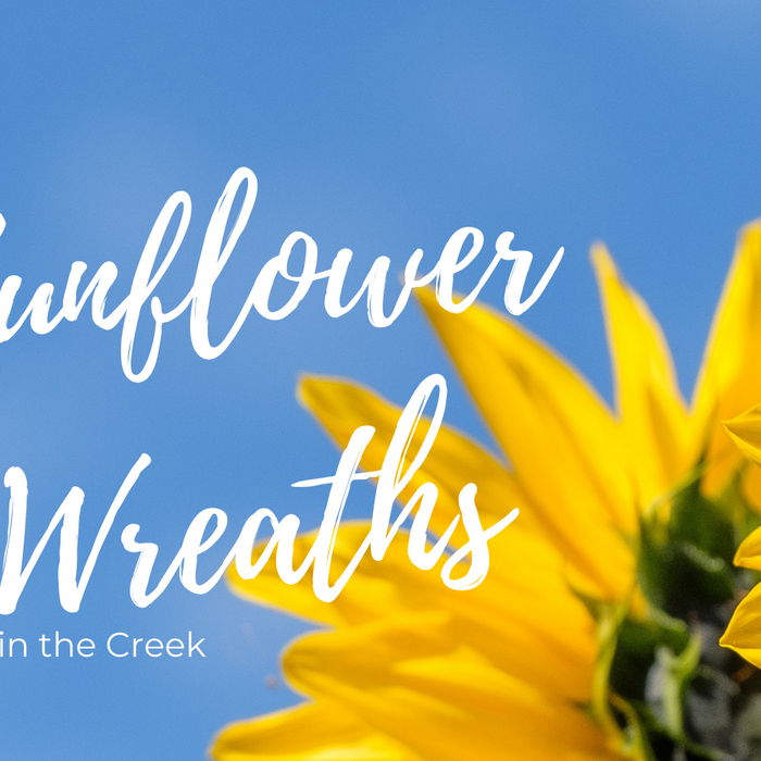 Poly Burlap Sunflower Wreath by Unique in The Creek