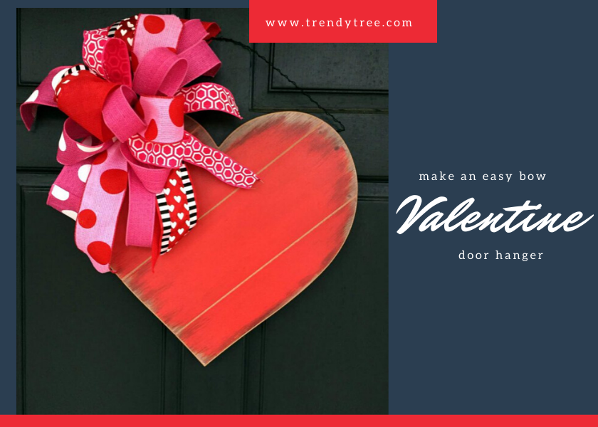 Make a Valentine Bow out of Scrap Ribbon