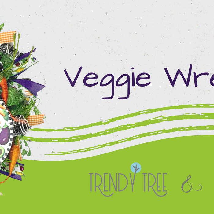 veggie wreath tutorial