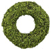 12-inch cabinet wreath made of natural twigs and covered in green moss