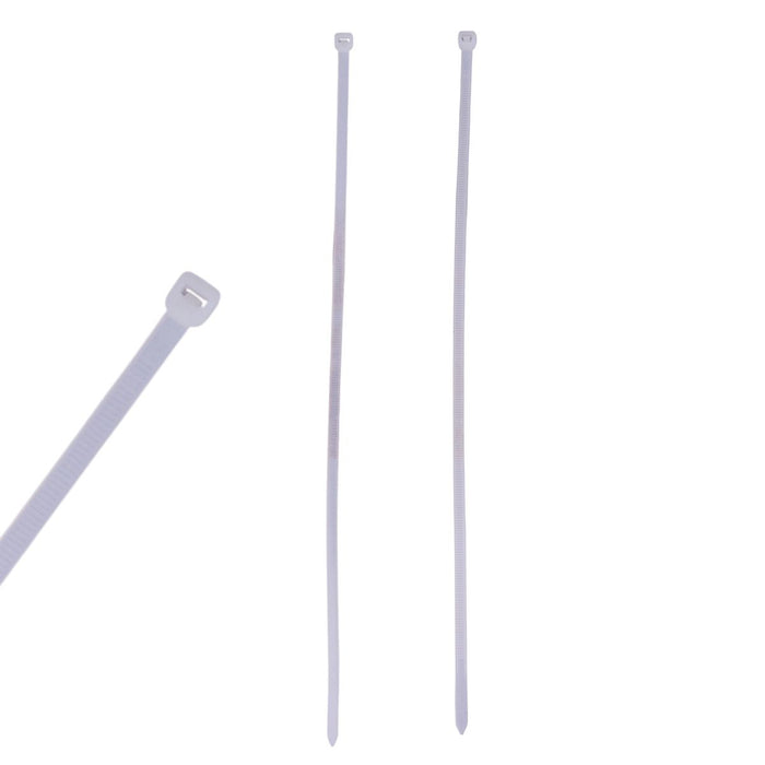 12-inch white nylon zip ties, pack of 250, perfect for wreath-making and crafts – available at Trendy Tree.