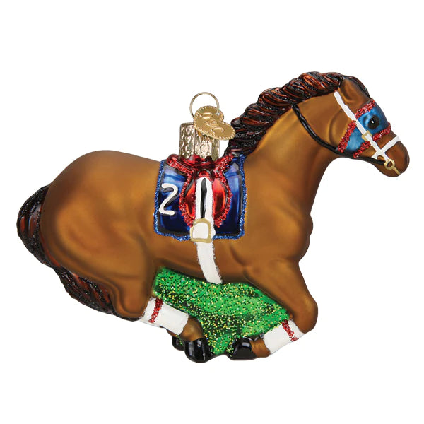 Racehorse Ornament  Old World Christmas  12667