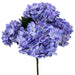 Artificial lavender hydrangea bush with 5 stems and full blooms, 19 inches tall