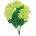 19 inch light green hydrangea bush with five stems for wreath making and floral arrangements SKU 30334GN