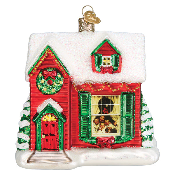 Norman Rockwell You're Home! Old World Christmas Ornament 20135