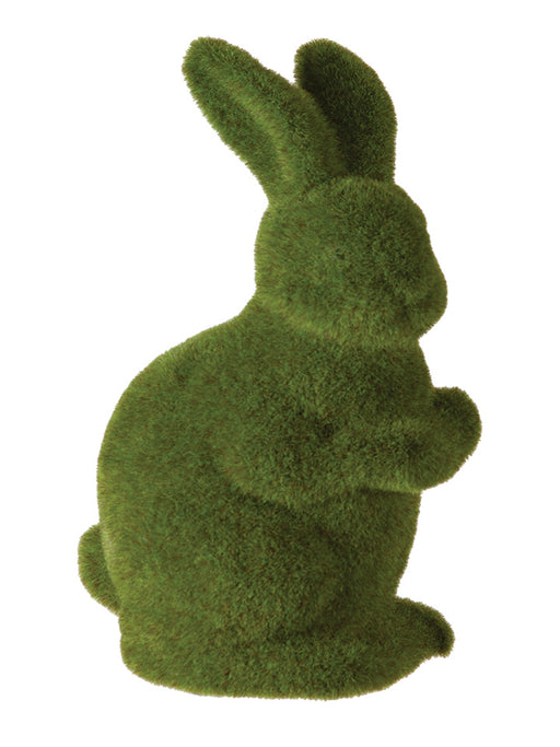 The 11.5 Green Moss Bunny (2370041GR) stands out dramatically against a pristine white backdrop, showcasing its elegant side profile.