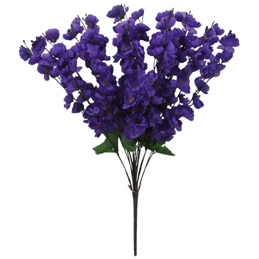 25" Purple Blossom Bush with 128 stems, 84890-PU