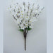 25" White Blossom bush with 18 stems, 84890-WT