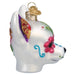 Celebrate the season with the Dia De Los Muertos Dog Ornament Old World Christmas 26097—a white dog ornament adorned with vibrant glitter, floral patterns, and festive designs. Featuring a gold hanging tag on top and inspired by Old World Christmas craftsmanship, this ornament brings artistic flair and Mexican holiday spirit to your festive decor.