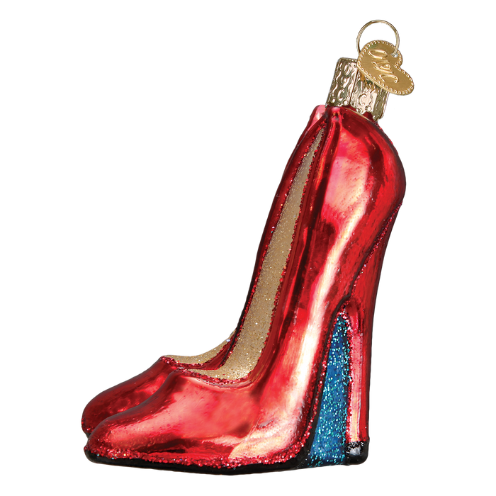Glamour Heels Old World Christmas Ornament 32266