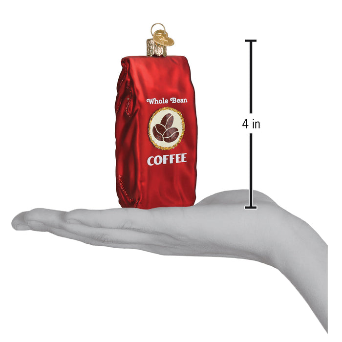 Bag of Coffee Beans Old World Christmas Ornament 32387