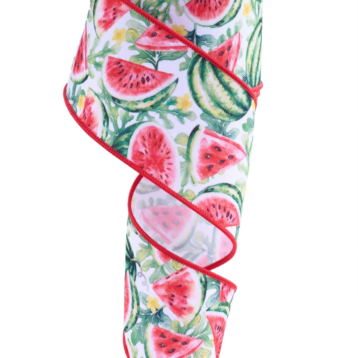 Pink Yellow Green Watermelon Ribbon 2.5 Inches by 10 Yards LS1040