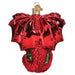 Dungeons and Dragons Red Dragon Old World Christmas Ornament 44231 featuring a red dragon with spread wings and a textured tail.