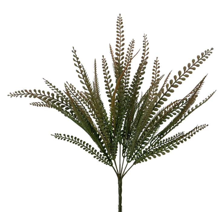 The 20 Sage Plastic Leaves Bush With 7 Stems (57355SAGE) features multiple slender branches with lifelike leaves, adding natural elegance and a touch of greenery to any space.