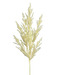 The 28 Cream Heather Spray 63473CM artificial plant branch, featuring multiple textured needle-like leaves, is shown against a solid black background.