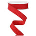 7/8 inch red diagonal weave wired ribbon, available at Trendy Tree