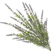 The 23 Lavender Bush with 7 Stems (81020) features green leaves and purple flowers, beautifully showcasing delicate blooms against a white background.