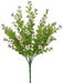 The 17 Filler Bush, with pink 9 stems (82396-PK), gracefully fans out with green leafy stems and pink-centered white flowers, resembling a delicate arrangement.