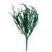 A detailed image of the 22-inch Willow W Glittered 82841-Gn in green against a plain white background. This emerald green piece features numerous small branches with tiny clustered leaves, closely resembling real heather.