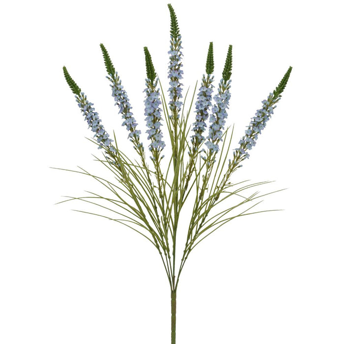 25.5" Blue Lavender Bush with 7 Stems 84007-Bl