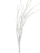 The H42 Natural Glitz Birch Spray 84064NAT features tall, thin silver glittered branches, standing upright against a plain white background—ideal as sparkling Glitz Decor or a birch spray accent.