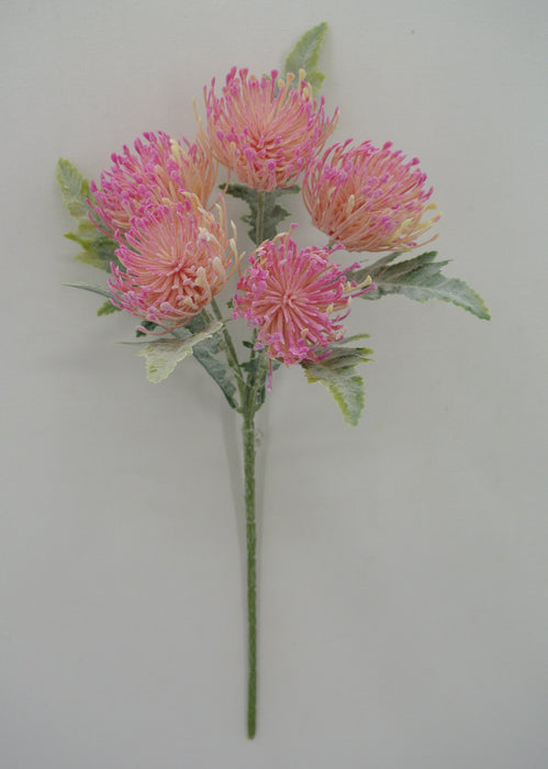 15" Thistle Bouquet Hot Pink 5 Stems 84236-BTY