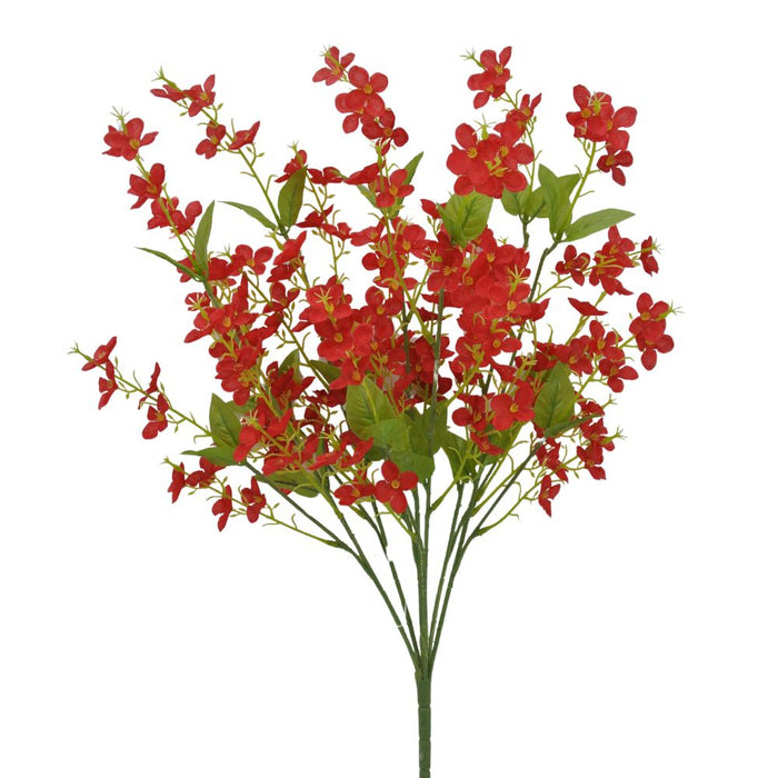 22" Red Filler Bush with 6 Stems 84266-Rd