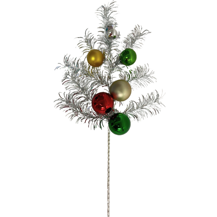 24 In Tinsel Spray W 84586