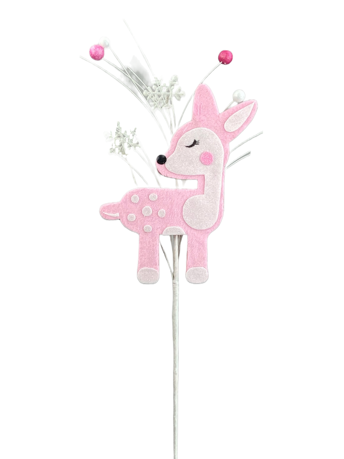 24" by 6" Pink Deer Spray 85775PK — Trendy Tree