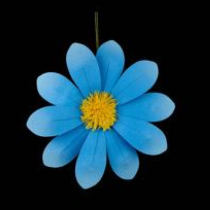 15.75"DIA 6 Asst Colors      Felt Flower     FJ519199