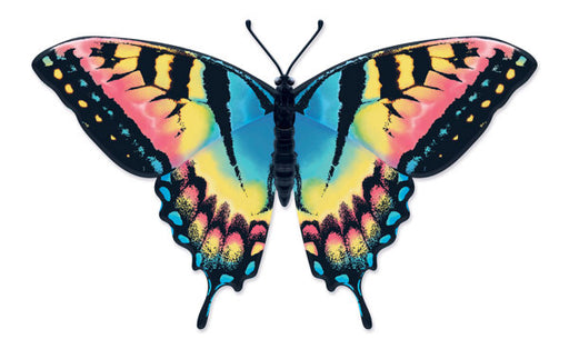 The 13.5L Metal Embossed Butterfly Sign (MD1363H1) displays vibrant blue, pink, yellow, and black wings spread open on a white background.