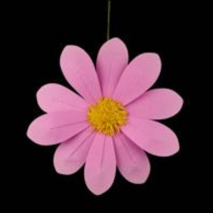 15.75"DIA 6 Asst Colors      Felt Flower     FJ519199