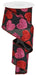 The 2.5 X10Yd Black/Red/Pink Bold Hearts On Royal Ribbon RG0166902 features glittery red and pink hearts of varying sizes on black ribbon, adding a festive sparkle thats perfect for special occasions.