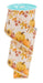 A 2.5 x 10yd ivory ribbon (RGF129937) with a fall design of white, yellow, and orange pumpkins plus colorful foliage—perfect for seasonal decor.