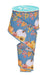 A 2.5x10yd ribbon featuring diagonal designs of pumpkins and foliage in white, yellow, orange, brown, and smoke blue. (RGF13003E).