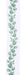 The 1.5 x10yd White/Lt Green/Sage Eucalyptus Ribbon (RGF148627) features a vertical design of green leafy branches in white, light green, and sage tones running down the center.