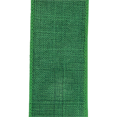1.5"X10Y Emerald Poly Linen Ribbon X314809-17