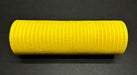 A roll of the 10"X10Y Daffodil Breeze Solid Mesh, identified as XB240710-22, is set against a dark background. The fabric features a grid-like pattern, with its soft and flexible texture highlighted by the lighting that casts a shadow underneath.