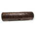 110 inch brown and copper metallic wreath mesh, 10-yard roll for wreath making, swags, garlands, fall, harvest, and rustic decorating.