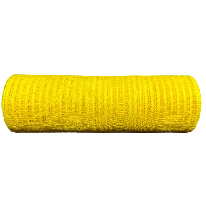 10 inch daffodil yellow Breeze wreath mesh, 10-yard roll for wreath making, swags, garlands, spring, Easter, sunflower, and seasonal decorating.