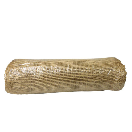 10" x 10 yards dark natural, frayed edge burlap mesh. Great natural color for year-round mesh wreath making. Frayed on each end. 