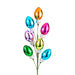 The 28″ Multicolor Christmas Light Bulb Spray | RAZ F4616448 features six oversized, colorful Christmas light bulb ornaments in orange, blue, pink, purple, green, and yellow arranged like a festive bouquet—making it a striking retro décor piece and the perfect accent or playful spray for your holiday tree and seasonal displays.