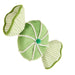 plush ornaments designed to look like wrapped candies—one red with a white swirl and one green with white stripes—rest on a white background. The 9.25″ Velvet & Seersucker Candy Ornament from RAZ Imports (item 4603590) brings vibrant color and soft texture to your holiday décor, making it perfect for adding a festive, candy-inspired accent to your Christmas tree or seasonal displays.