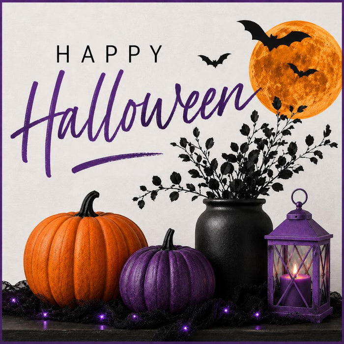 Happy Halloween metal sign w