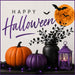 Happy Halloween metal sign w