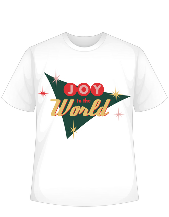 Joy to the World Retro T-Shirt or Sweatshirt TS-059