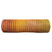 10-inch metallic ombre mesh roll in green, gold, brown, and burgundy, 10 yards long, ideal for late fall wreath making and seasonal decorating.