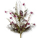 24-inch artificial purple lavender berry spray with purple berry clusters, lavender blooms, mixed greenery, and natural accents for wreaths, centerpieces, and floral arrangements.