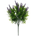 22" Lavender Mixed Greenery Bush, green, lavender, made of plastic, 85611-LV